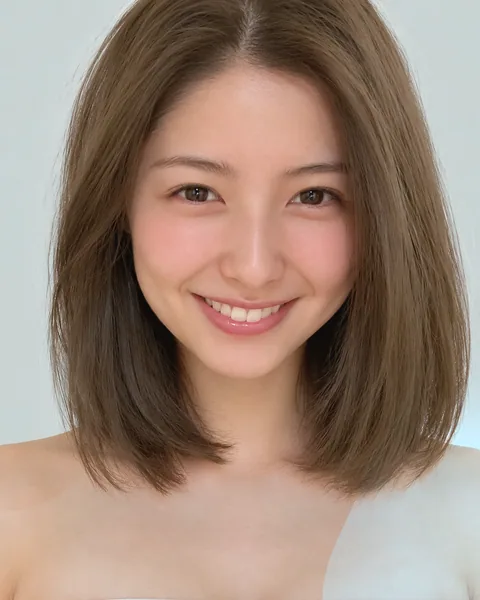 切りっぱなし外ハネミディアムボブ #2