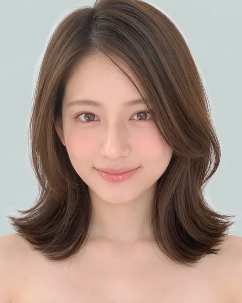 2-way bangs, one-curl medium bob #4