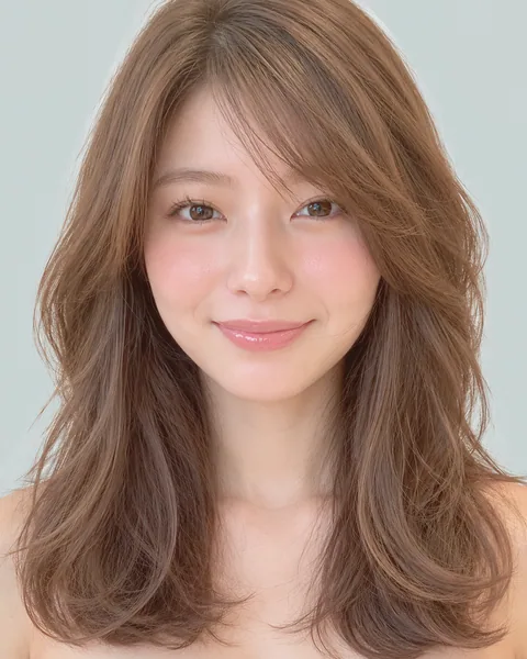 Medium nuance perm, curling-iron style #7