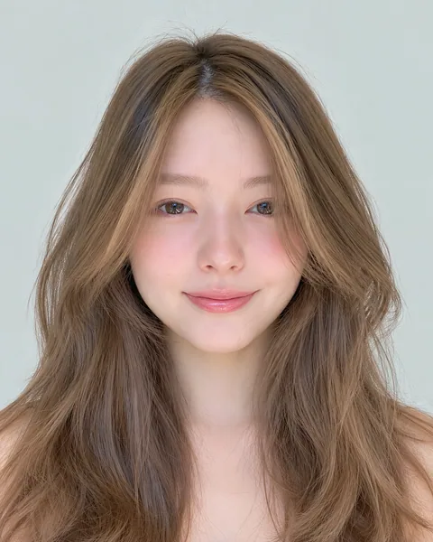 Medium nuance perm, curling-iron style #8