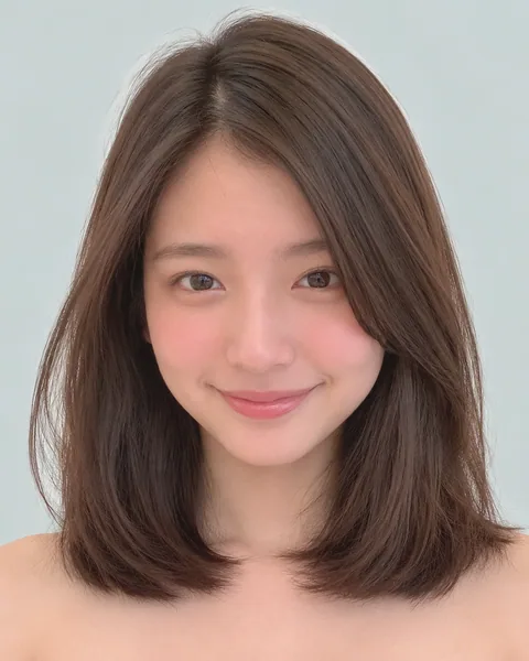 2-way bangs, one-curl medium bob #8