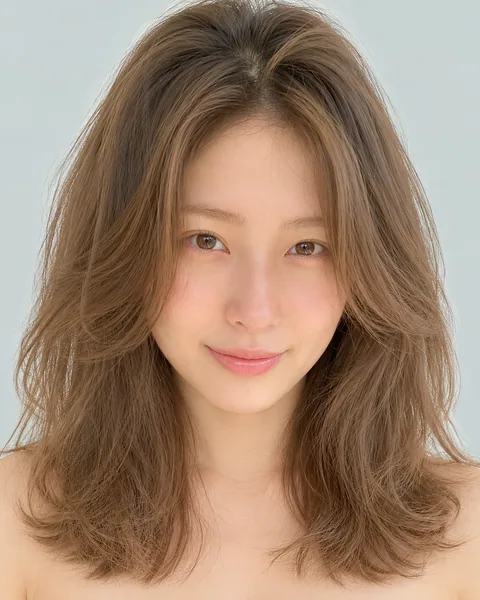 Medium nuance perm, curling-iron style #9