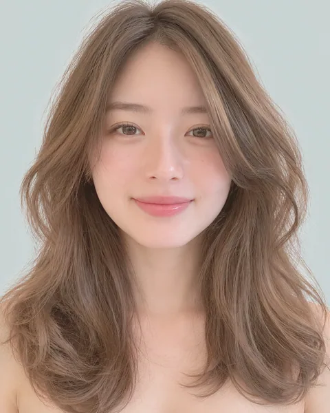 Medium nuance perm, curling-iron style #10