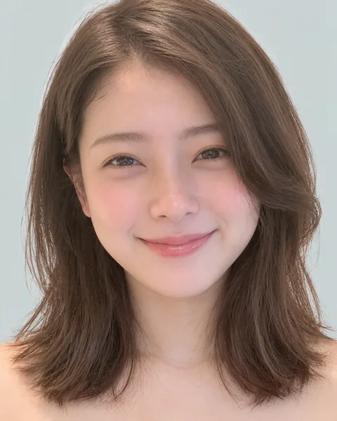 2-way bangs, one-curl medium bob #10