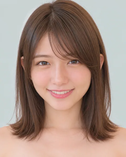 2-way bangs, one-curl medium bob #12