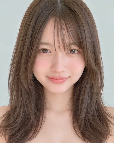 See-through blunt bangs, shaggy layers #4
