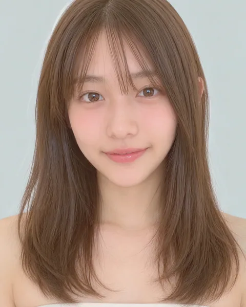 See-through blunt bangs, shaggy layers #5