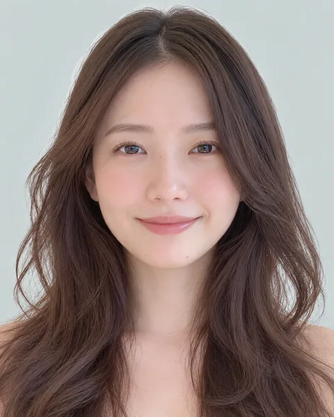 斜瀏海蓬鬆捲髮 #7