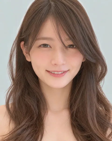斜瀏海蓬鬆捲髮 #8