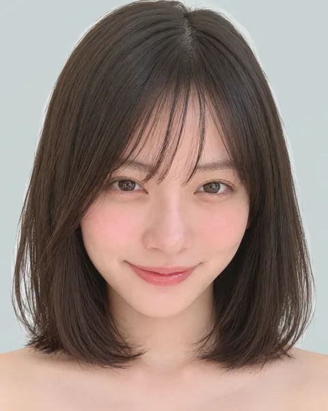 Korean tassel bob, side bangs #20