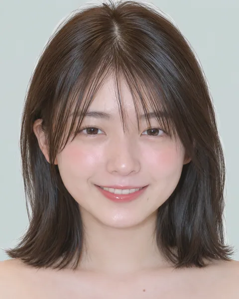ウェットヘアの前髪長めショートボブ #2