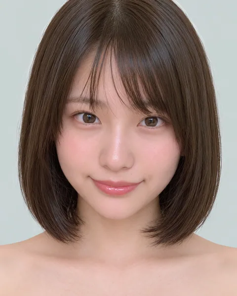 Mini bob, brow-length blunt bangs #3