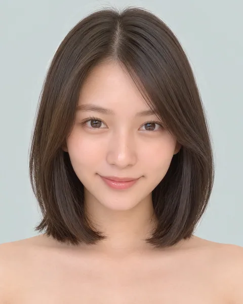 Blunt-cut straight bob, no bangs #3