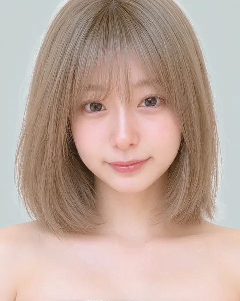 Mash short, long bangs #24