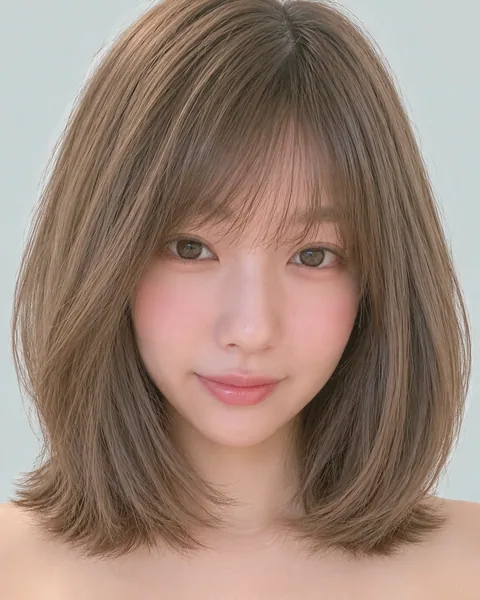 Mash short, long bangs #3