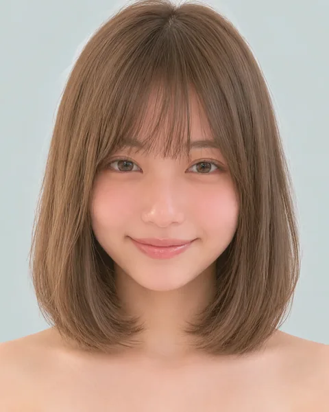 Mash short, long bangs #26