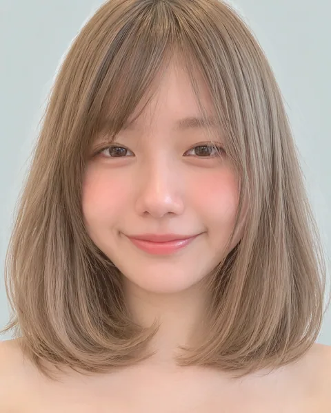 Mash short, long bangs #6