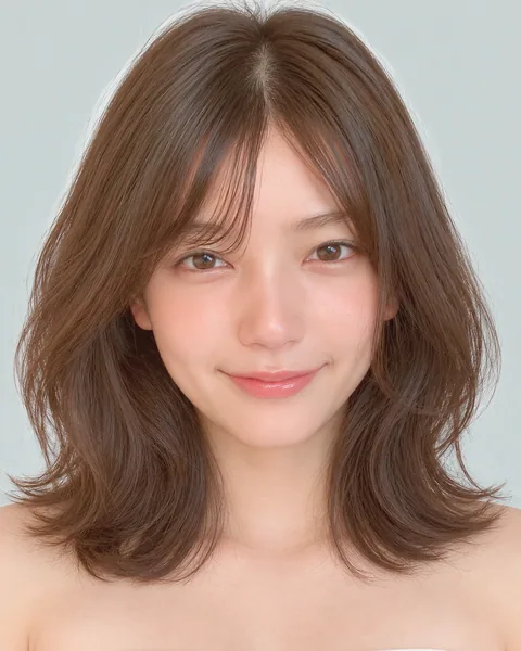 Mini bob perm, natural wave style #4