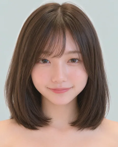 Mini bob, brow-length blunt bangs #25