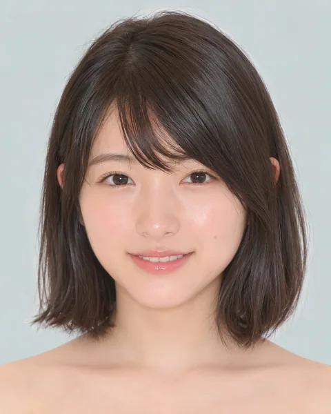 ウェットヘアの前髪長めショートボブ #5