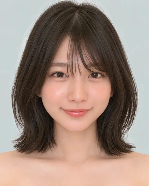 Korean tassel bob, side bangs #24