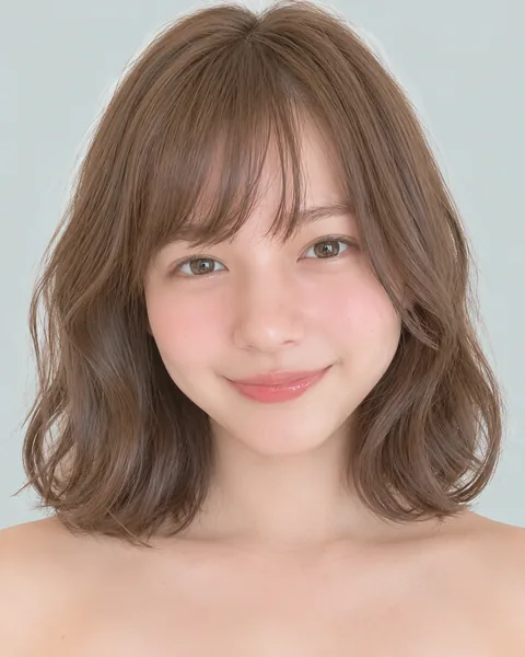 Mini bob perm, natural wave style #6