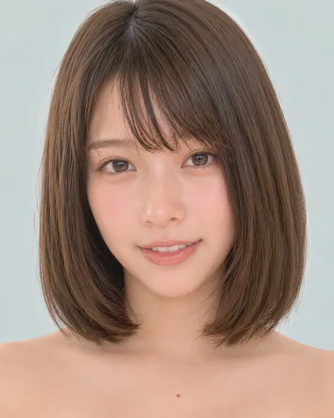 Mini bob, brow-length blunt bangs #10