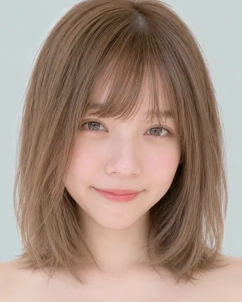 Mash short, long bangs #7