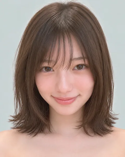 Mini bob, brow-length blunt bangs #28