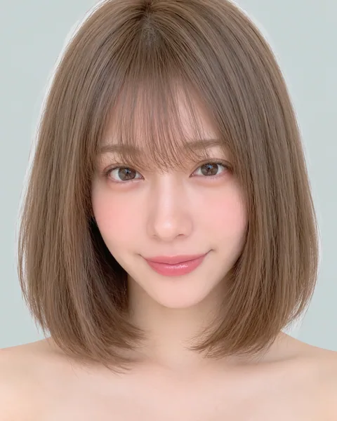 Mash short, long bangs #8