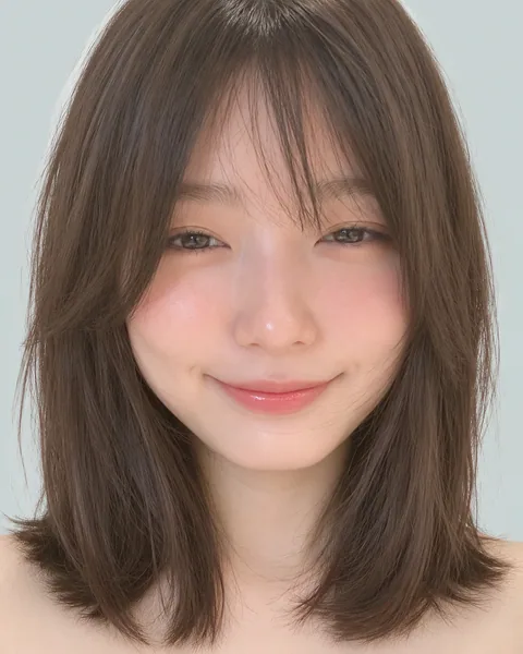 Korean tassel bob, side bangs #6