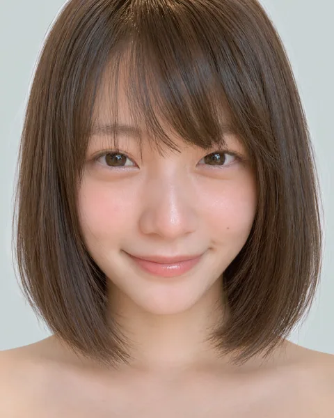 Mini bob, brow-length blunt bangs #29