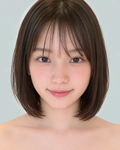 Mini bob, brow-length blunt bangs #30