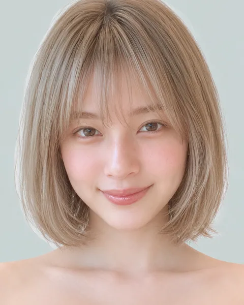Mash short, long bangs #29