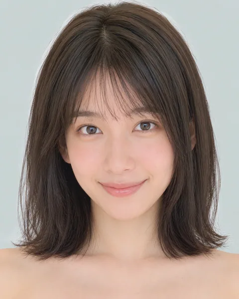 Korean tassel bob, side bangs #27