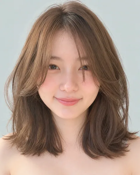 Mini bob perm, natural wave style #7