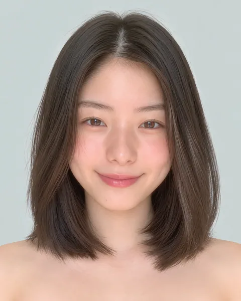 Blunt-cut straight bob, no bangs #6