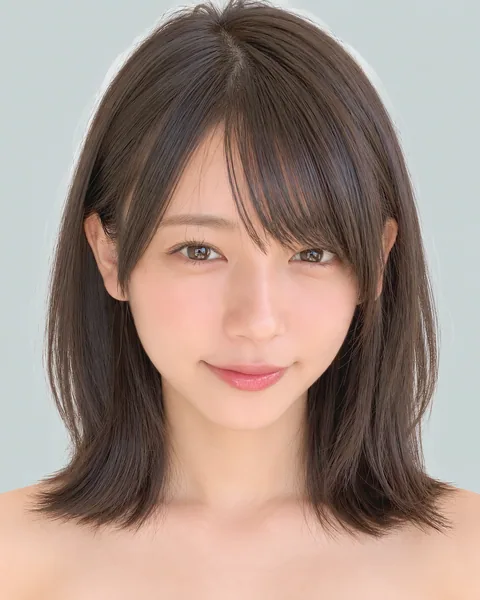 Korean tassel bob, side bangs #7