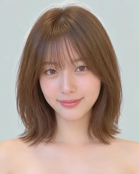 Mash short, long bangs #9