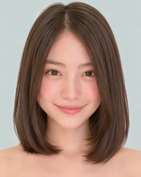 Blunt-cut straight bob, no bangs #7