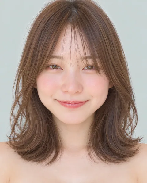 Mini bob perm, natural wave style #10