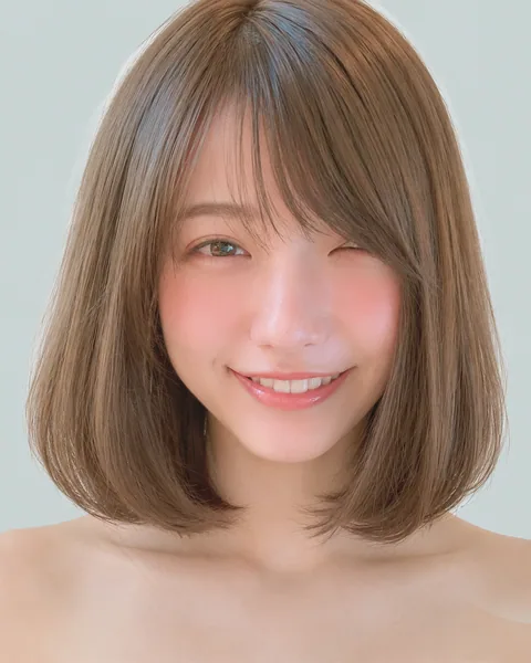 Mash short, long bangs #32
