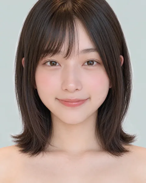 Korean tassel bob, side bangs #9
