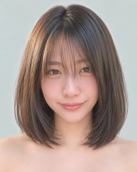 Korean tassel bob, side bangs #31