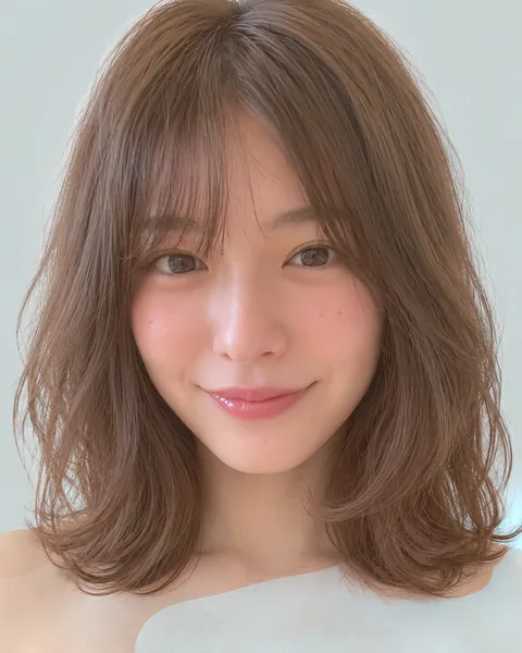 Mini bob perm, natural wave style #12