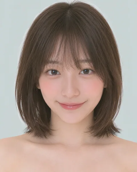 Mini bob, brow-length blunt bangs #33