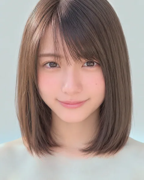 Korean tassel bob, side bangs #12