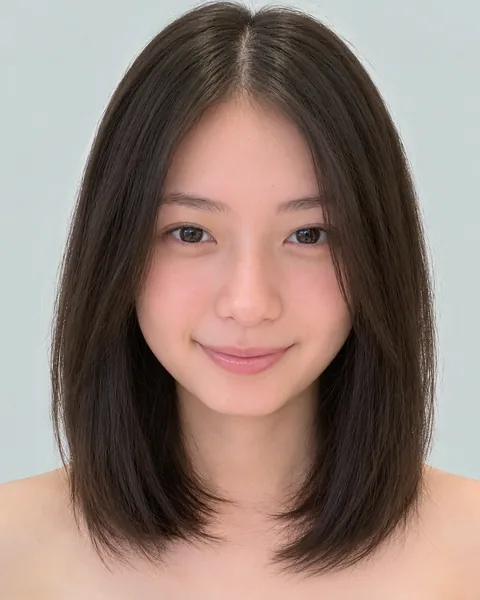 Blunt-cut straight bob, no bangs #32