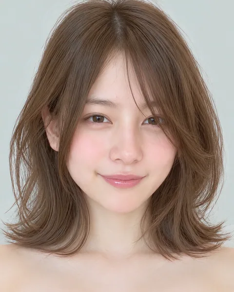Mini bob perm, natural wave style #14