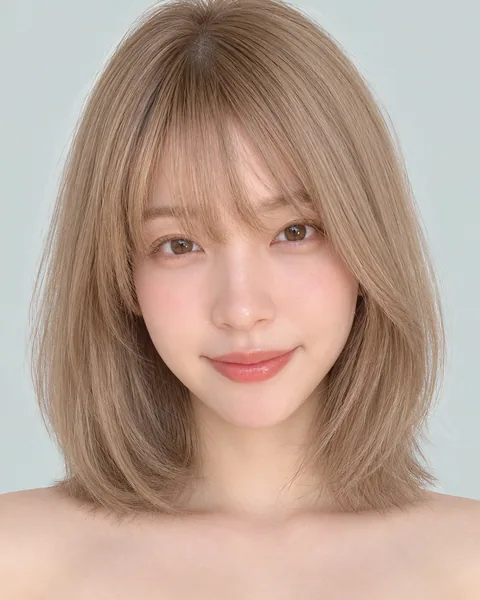 Mash short, long bangs #14